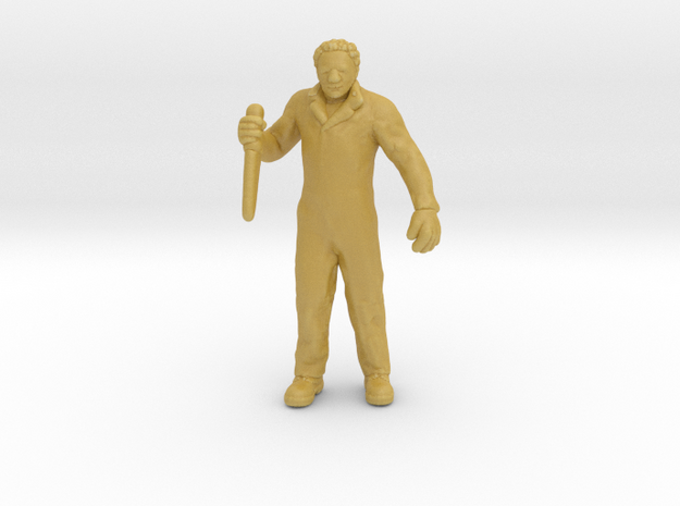 Michael Myers HO scale 20mm miniature model horror in Tan Fine Detail Plastic