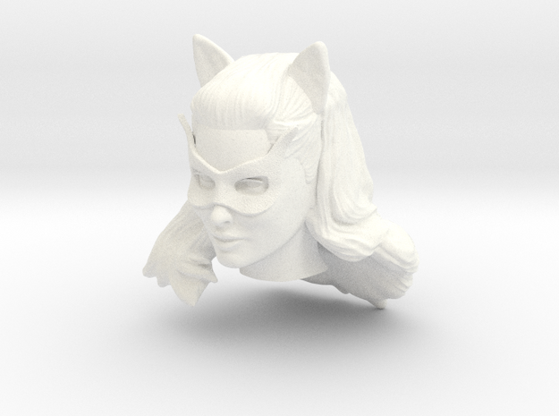Batman - Cat Woman Sculpt - 1:6 in White Processed Versatile Plastic