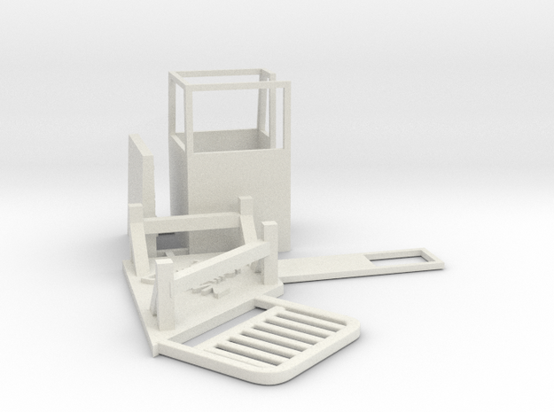 REMIX II - Doghouse (Disassembled) in White Natural Versatile Plastic