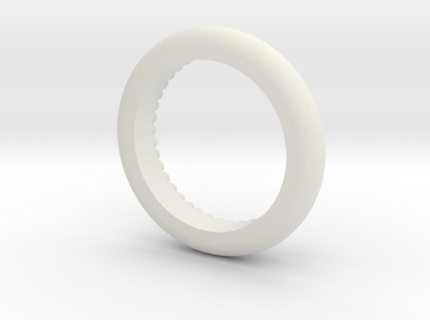 ring in White Natural Versatile Plastic