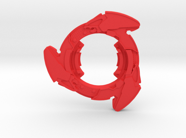 Beyblade Dark Dranzer | Plastic Gen Attack Ring in Red Processed Versatile Plastic