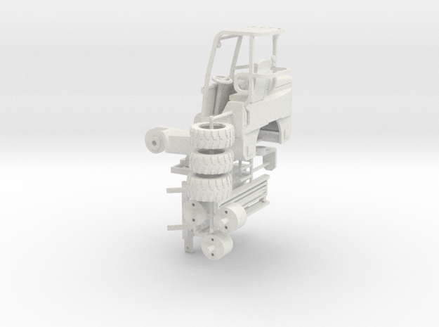 1/34th Moffet Forklift in White Natural Versatile Plastic