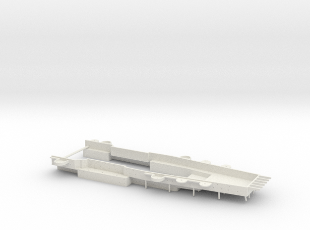 1/700 H Klasse Carrier Hangar Deck Front in White Natural Versatile Plastic