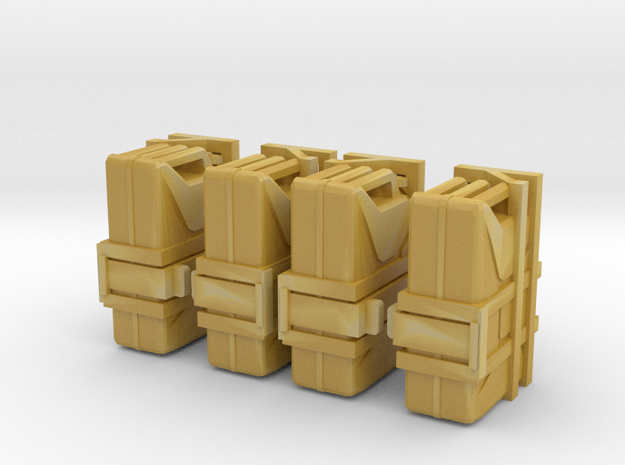 1/35 Jerry cans (back) for Panther tank in Tan Fine Detail Plastic