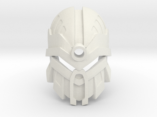 Great Mask of Fear [Natetromino] in White Natural Versatile Plastic