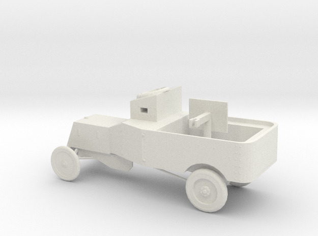 1/56 scale model t armored car in White Natural Versatile Plastic