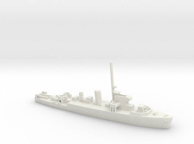 1/700 Scale HMS Algerine class Minelayer  in White Natural Versatile Plastic