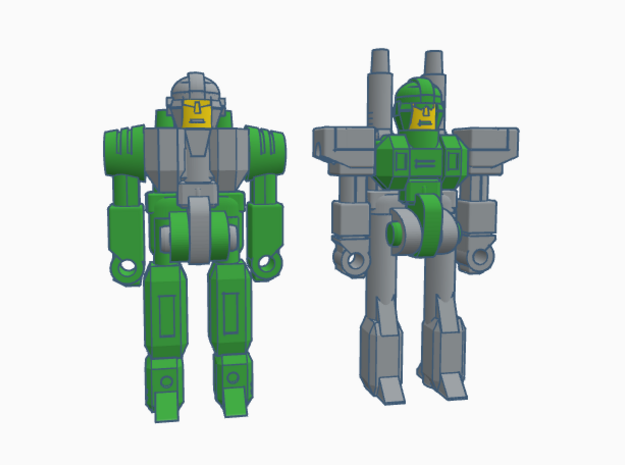 Duros and Rollout RoGunners in Green Processed Versatile Plastic: Large