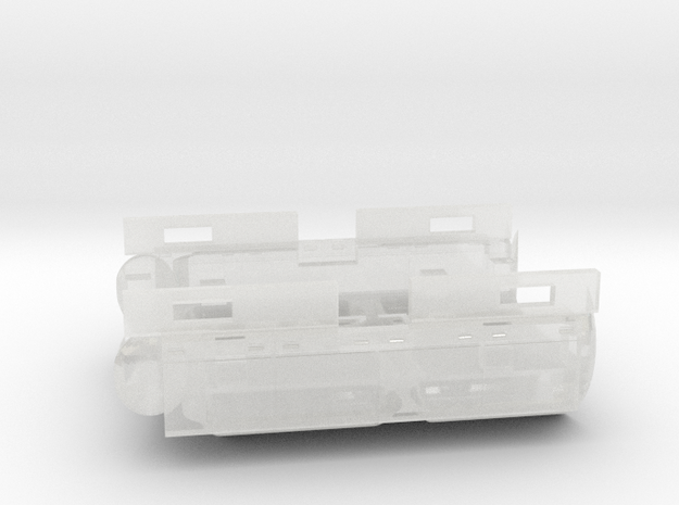 MX tanke (1:160) in Clear Ultra Fine Detail Plastic