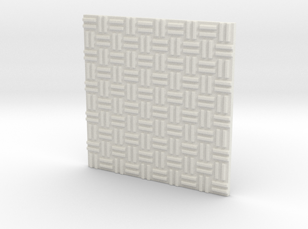 3D Wall Panel 3DWPRAJ1 in White Natural Versatile Plastic