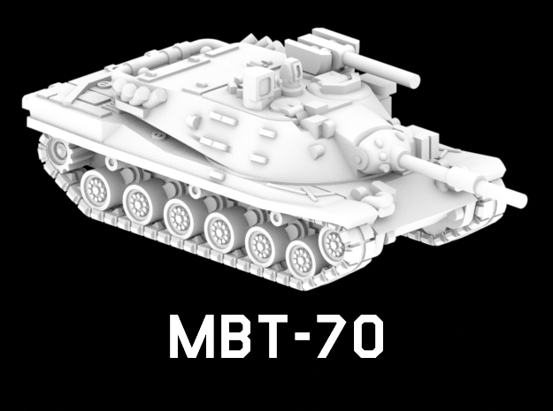 MBT-70 in White Natural Versatile Plastic: 1:220 - Z