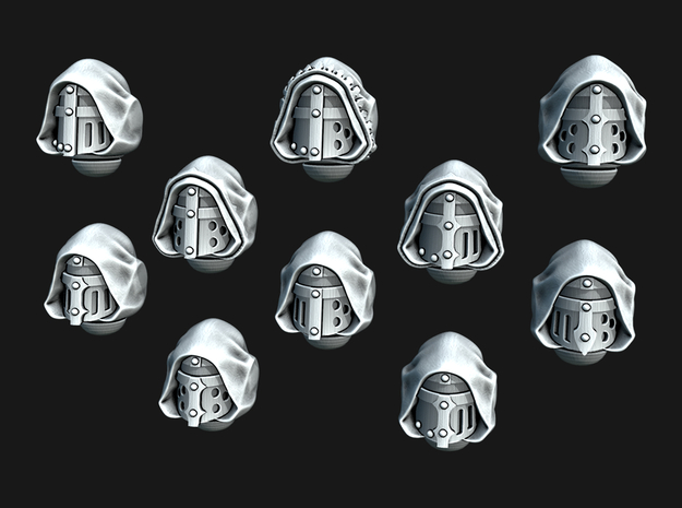 Hooded Gen2 DA Helmets in Tan Fine Detail Plastic: Medium