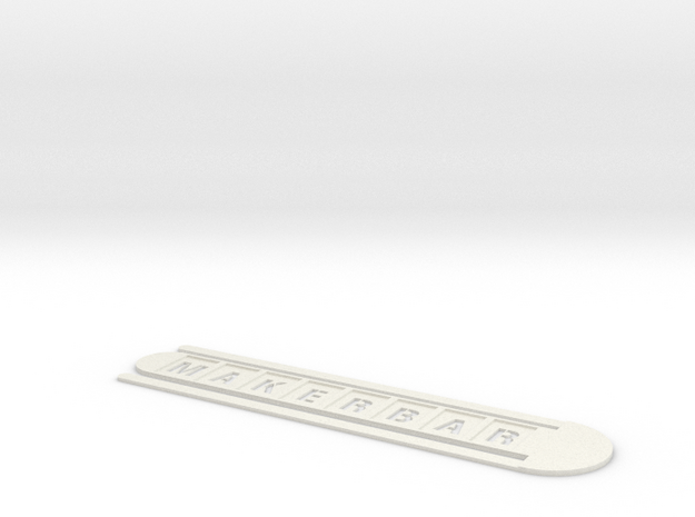 Customized Paperclips  
 in White Natural Versatile Plastic