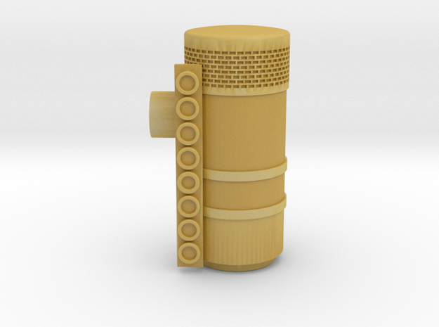1/25 Peterbilt 379 Air filter cover LH in Tan Fine Detail Plastic