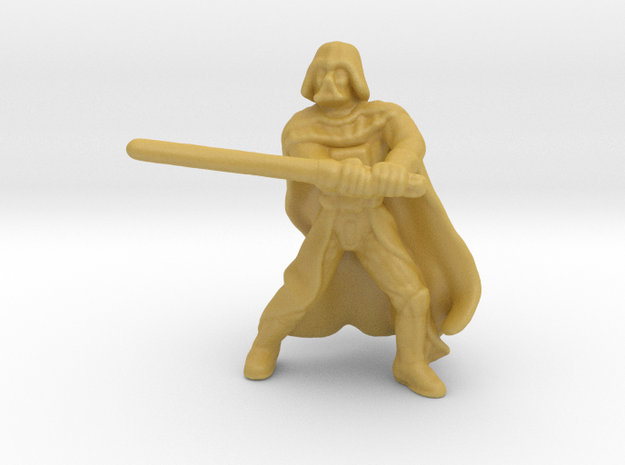 Darth Vader HO scale 20mm miniature model figure in Tan Fine Detail Plastic