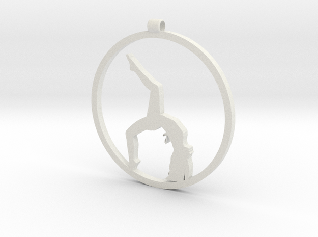 yoga pendant in White Natural Versatile Plastic