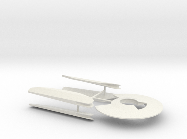 1/7000 USS Antares Jointed (Discovery) in White Natural Versatile Plastic