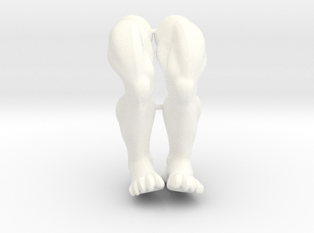 King Paw Legs Vintage in White Processed Versatile Plastic