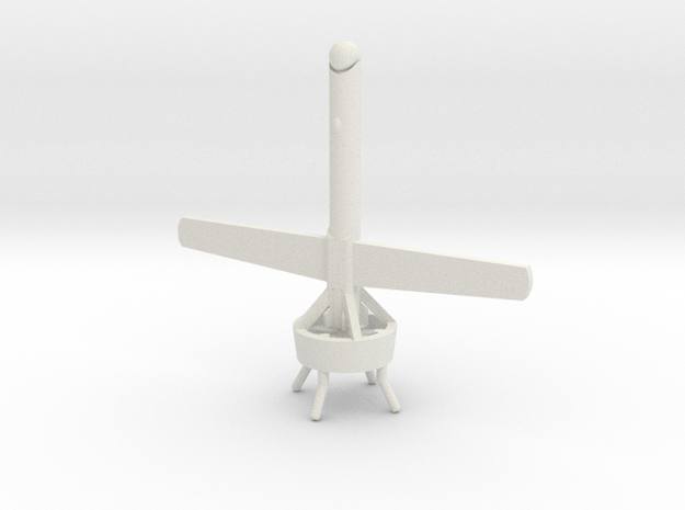 1/48 Scale MQ-35 V-BAT Drone in White Natural Versatile Plastic