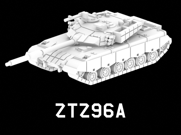 ZTZ96A in White Natural Versatile Plastic: 1:220 - Z