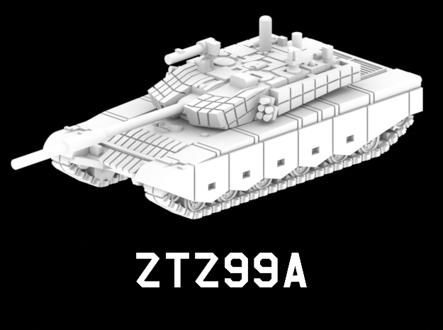 ZTZ99A in White Natural Versatile Plastic: 1:220 - Z