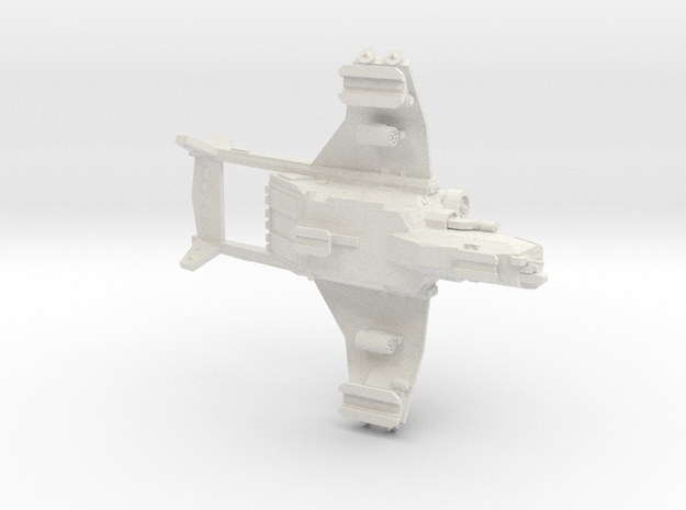 15mm Assault Gunship in White Natural Versatile Plastic