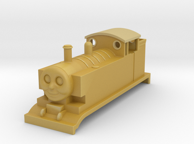 Rokuhan Shorty Steamer for Metal - Zscale in Tan Fine Detail Plastic