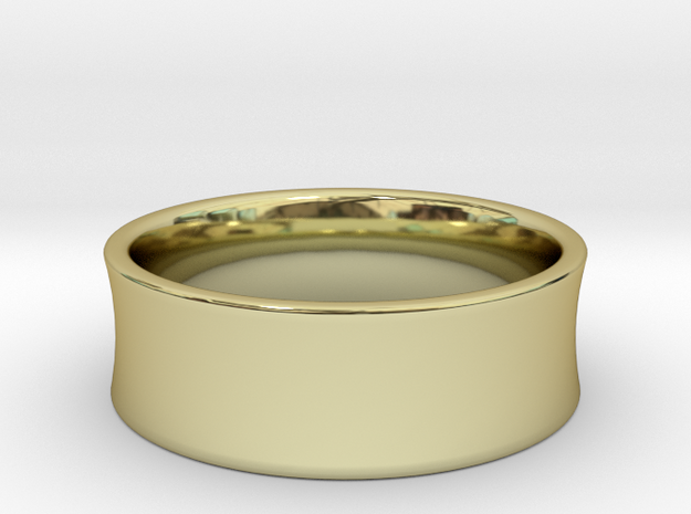Arc Ring, Size 8.5 in 18K Yellow Gold