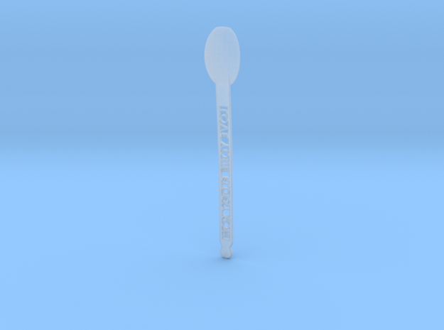 Spoon ("Love Your Eldest Son") in Tan Fine Detail Plastic