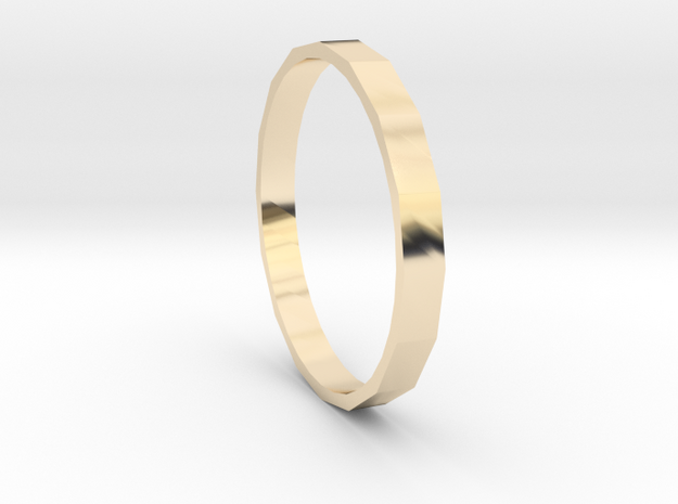Square One - Sz. 8 in 14K Yellow Gold