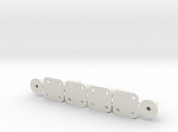 connector-tube-10x1-endpiece in White Natural Versatile Plastic