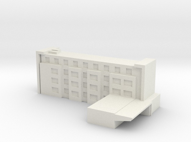 1:400 Airport hotel 2 in White Natural Versatile Plastic