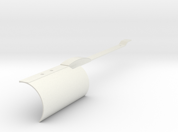 Saber-RK1 Control Bar in White Natural Versatile Plastic