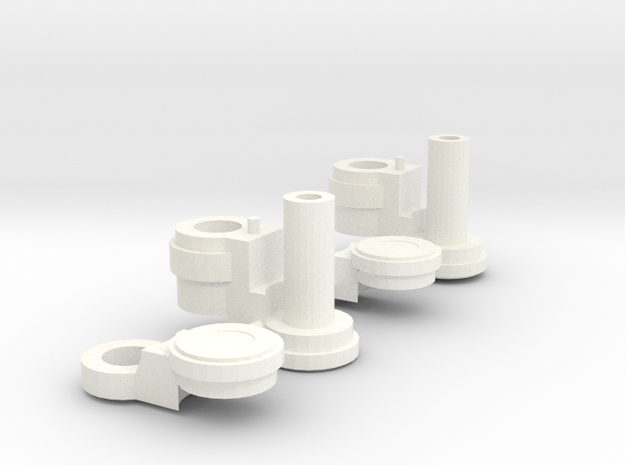 FoC Prime Knee Extensions (pair) in White Processed Versatile Plastic