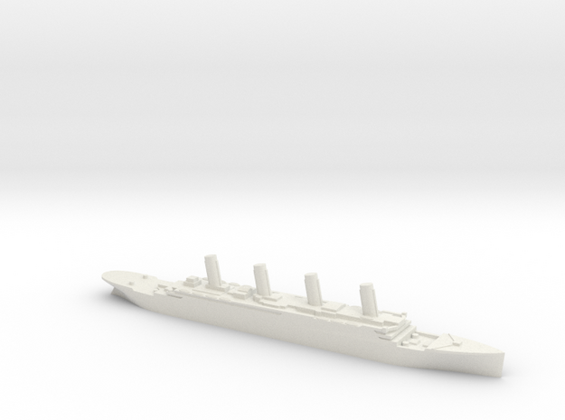 Titanic 1:2400 in White Natural Versatile Plastic