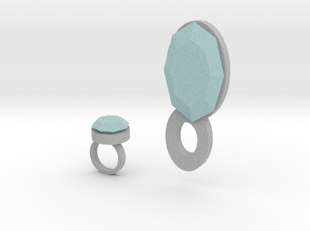 Lara Ring And Pendant in Full Color Sandstone