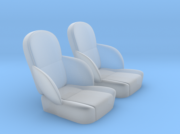 1/25 50s Sport Seat Pair in Tan Fine Detail Plastic