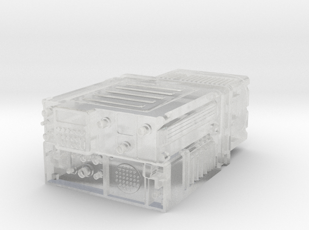 Harris AN-PRC 150(C) radio - 1/35 scale in Clear Ultra Fine Detail Plastic