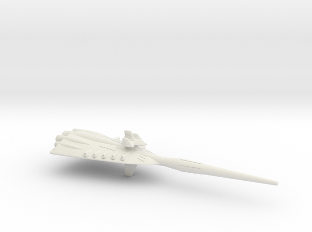 Starship Saviors Cruiser in White Natural Versatile Plastic