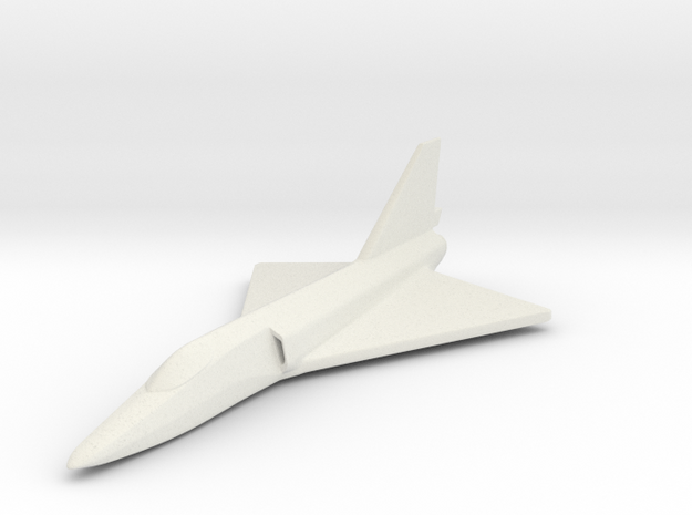 1/285 (6mm) F-106 Delta Darts in White Natural Versatile Plastic