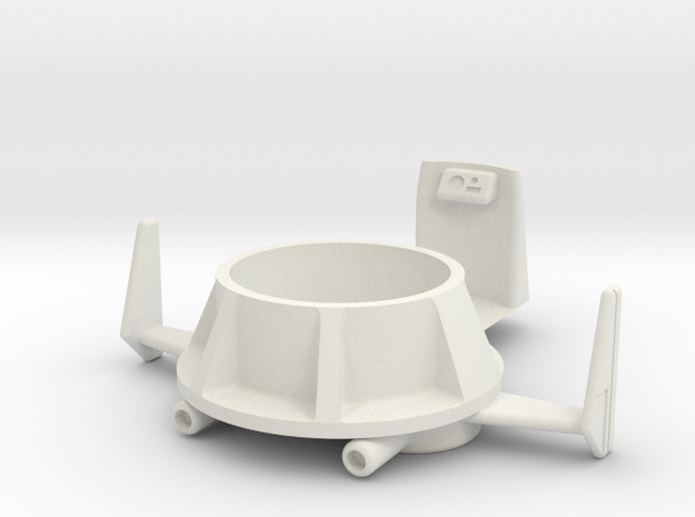 TA01 Tech 4 Hover Platform (28mm) in White Natural Versatile Plastic
