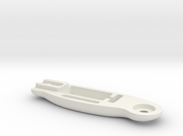 WAX3 Compatible Small Knife Handle Part 1 of 2 in White Natural Versatile Plastic