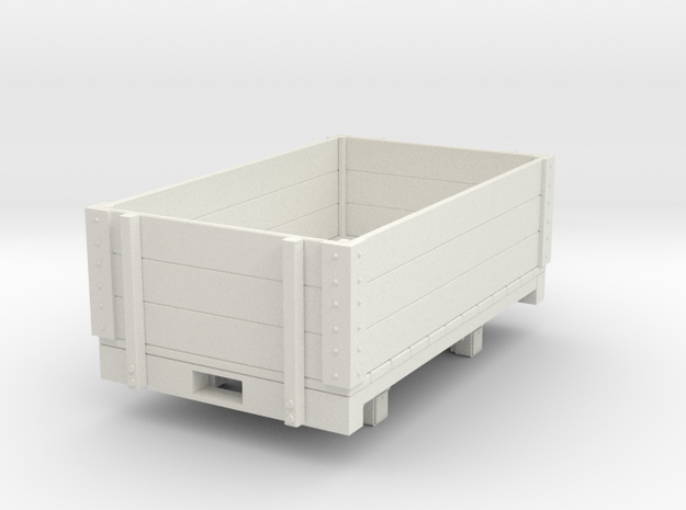 Gn15 open wagon in White Natural Versatile Plastic