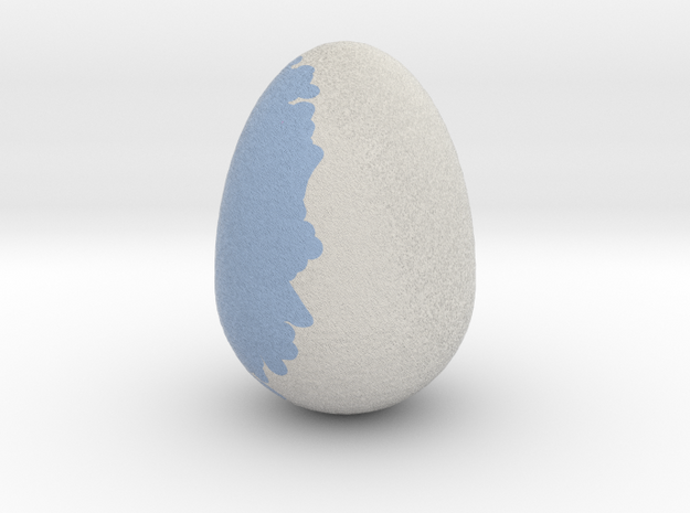 My Egg (Created in Magic 3D Easter Egg Painter) in Full Color Sandstone
