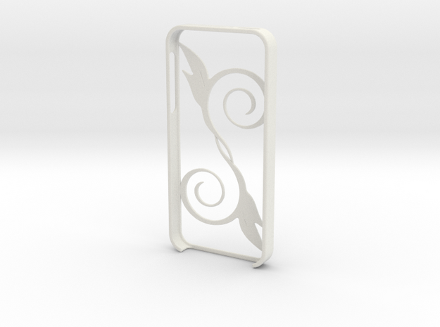 IPhone5 Leaf in White Natural Versatile Plastic