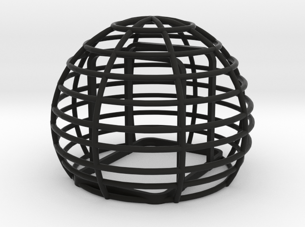 Basket windshield for Zoom H2N in Black Natural Versatile Plastic