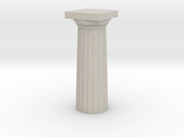 Parthenon Column Top (Hollow) 1:200 in Natural Sandstone