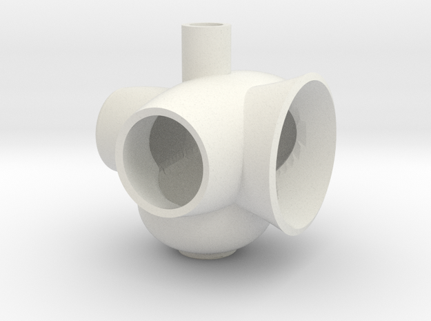 miniNL 3 vase(1/3) 3.01mm in White Natural Versatile Plastic