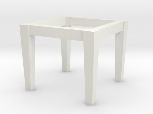 1:48 table base2 in White Natural Versatile Plastic