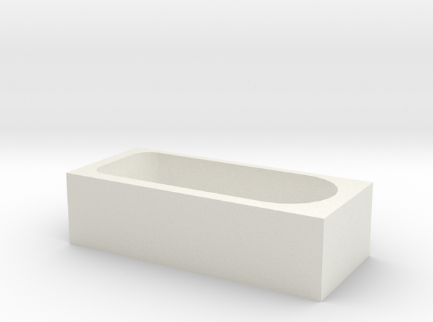 1:48 tub 1 in White Natural Versatile Plastic
